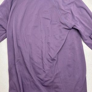 Athleta purple, long sleeve workout shirt size 12